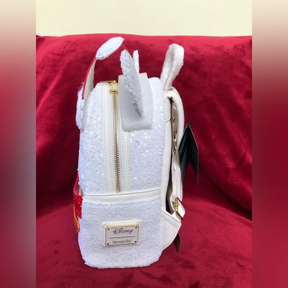 Loungefly Disney Winter Mickey Mini Backpack NWT